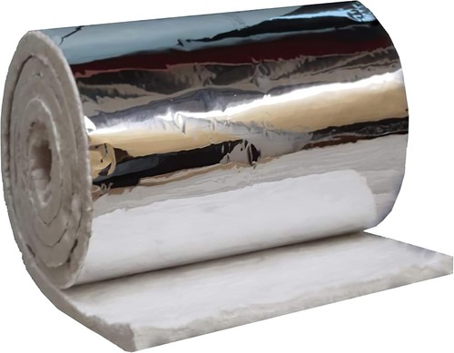 Aluminum foil faced ceramic - faced,